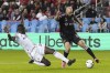 Toronto FC defender Chris Mavinga (23) slides into Inter Miami forward Gonzalo Higuaín (10) during first half MLS soccer action in Toronto on Friday, September 30, 2022. THE CANADIAN PRESS/Nathan Denette