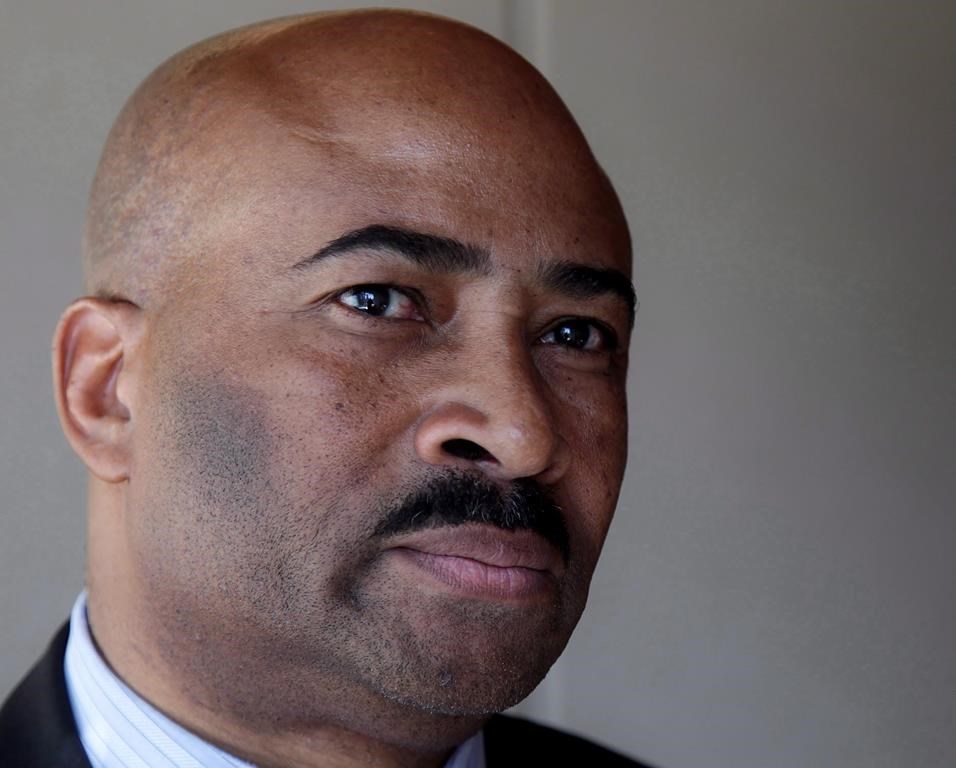 Don Meredith is seen in his Toronto lawyer's office in downtown Toronto on Thursday, March 16, 2017. A former senator who resigned from the upper house over a sexual relationship with a teenager is facing criminal charges. THE CANADIAN PRESS/Colin Perkel