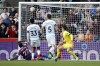 Crystal Palace's Odsonne Edouard, left, scores his side's first goal during the English Premier League soccer match between Crystal Palace and Chelsea at Selhurst Park stadium, in London, Saturday, Oct. 1, 2022. (AP Photo/David Cliff)