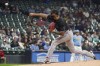 Miami Marlins starting pitcher Sandy Alcantara throws during the first inning of a baseball game against the Milwaukee Brewers Friday, Sept. 30, 2022, in Milwaukee. (AP Photo/Morry Gash)