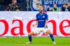 Schalke's Dominick Drexler celebrates after scoring to 1-2 during the German Bundesliga soccer match between Schalke 04 and FC Augsburg at the Veltins Arena in Gelsenkirchen, Germany, Sunday Oct. 2, 2022. (David Inderlied/dpa via AP)