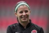 Canada's women's national soccer team goalkeeper Stephanie Labbe leaves the field after team practice ahead of two friendly matches against Nigeria, in Vancouver, on Thursday, April 7, 2022. The Vancouver Whitecaps have hired former Canadian national women's team goalkeeper Labbe as general manager of the club's women's program.THE CANADIAN PRESS/Darryl Dyck