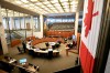 RUTH BONNEVILLE / WINNIPEG FREE PRESS





Local - WPG city council holds special emergency meeting.  



Special council meeting on the convoy protest mayor Bowman organized Wednesday at city hall in council chambers on Thursday. 



Some council members were on zoom while others attended in person.  Winnipeg chief administrative officer, Michael Jack, was in council to answer questions from members.