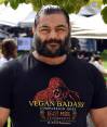 Chris Brogden photo
                                Vegan bodybuilder Patrik Baboumian at Winnipeg VegFest, held at the University of Winnipeg on Saturday.