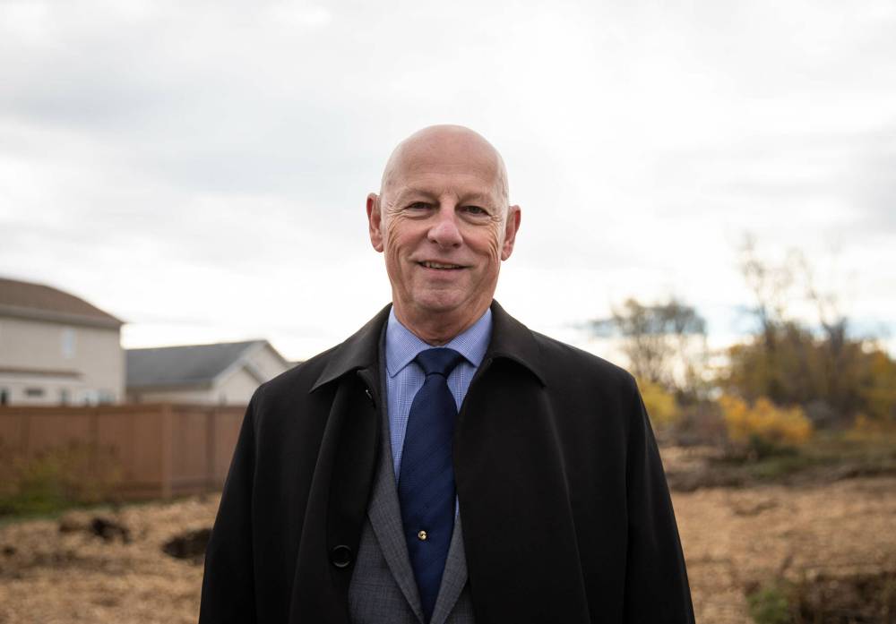 JESSICA LEE / WINNIPEG FREE PRESS FILES
Sandy Hopkins just started his 17th year as CEO of Habitat for Humanity Manitoba