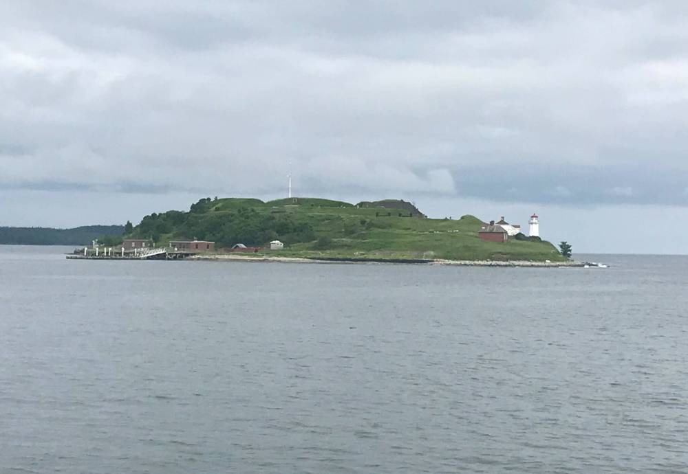 During the Second World War, Georges Island was a military lookout base.