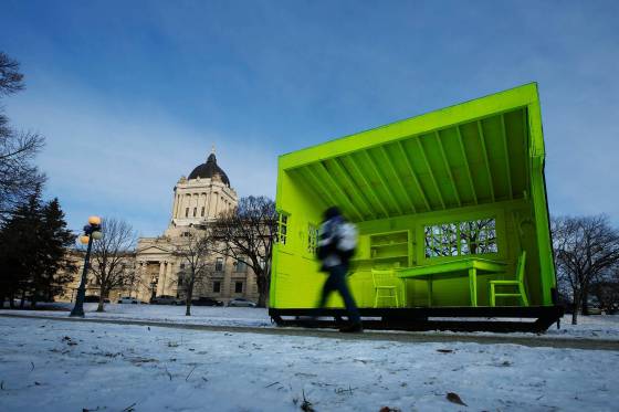 The annual design competition has won the Royal Architectural Institute of Canada's International Prize. (John Woods / Winnipeg Free Press files)