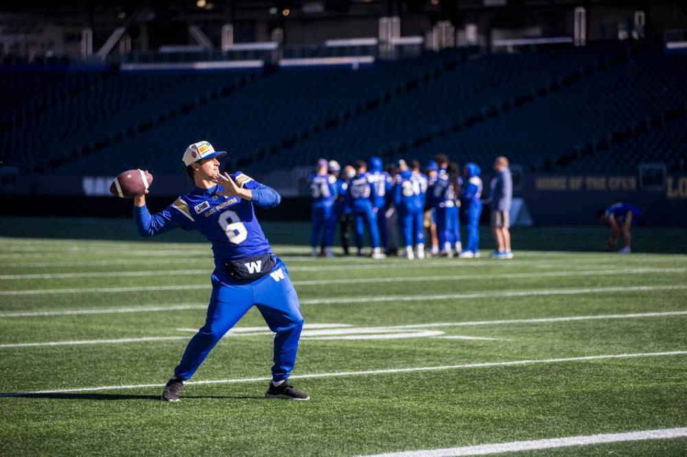 MIKAELA MACKENZIE / WINNIPEG FREE PRESS
Zach Collaros is having another MOP-worthy season at QB for the Blue Bombers.