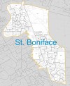 CITY OF WINNIPEG St. Boniface ward boundary map.
