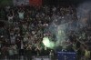 Celtic funs hold a flare during a Champions League group F soccer match between Shakhtar Donetsk and Celtic at Wojska Polskiego stadium, in Warsaw, Poland, Wednesday Sept. 14, 2022. (AP Photo/Michal Dyjuk)