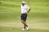 Eugenio Lopez-Chacarra from Spain reacts on the second hole during LIV Golf Invitational Bangkok 2022 at Stonehill Golf Club in Pathum Thani, Thailand, Saturday, Oct. 8, 2022. (AP Photo/Kittinun Rodsupan)
