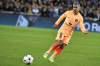 Atletico Madrid's Antoine Griezmann in action during the Champions League Group B soccer match between Club Brugge and Atletico Madrid at the Jan Breydel stadium in Bruges, Belgium, Tuesday, Oct. 4, 2022. (AP Photo/Geert Vanden Wijngaert)