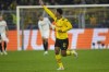 Dortmund's Jude Bellingham celebrates after scoring against Sevilla during the Champions League Group G soccer match between Borussia Dortmund and FC Sevilla in Dortmund, Germany, Tuesday, Oct. 11, 2022. (AP Photo/Martin Meissner)