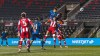 York United FC's Osaze De Rosario, top, heads in his 12th league goal of the season against Atletico Ottawa in Ottawa on Sunday, Oct. 9, 2022 in this handout photo. THE CANADIAN PRESS/HO, David Chant/York United FC *MANDATORY CREDIT*