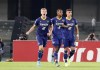 Verona's Josh Doig, left, celebrates scoring a goal during the Serie A soccer match between Hellas Verona and Udinese, at Marcantonio Bentegodi stadium in Verona, Italy, Monday, Oct. 3, 2022. (Paola Garbuio/LaPresse via AP)