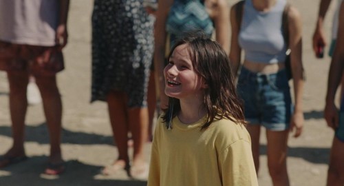 This image released by A24 shows Frankie Corio in a scene from 