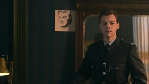 This image released by Amazon shows Harry Styles in a scene from 