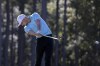 Aaron Wise hits off the 17th tee during the second round of the CJ Cup golf tournament Friday, Oct. 21, 2022, in Ridgeland, S.C. (AP Photo/Stephen B. Morton)