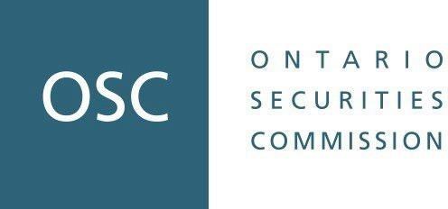 The Ontario Securities Commission logo is shown in a handout. THE CANADIAN PRESS/HO