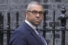 James Cleverly the Foreign Secretary arrives for a Cabinet meeting, the first held by the new British Prime Minister Rishi Sunak, in London, Wednesday, Oct. 26, 2022. Sunak was elected by the ruling Conservative party to replace Liz Truss who resigned. (AP Photo/Kirsty Wigglesworth)
