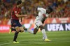 FILE - Spain's Pau Torres, left, challenges for the ball with Switzerland's Breel Embolo during the UEFA Nations League soccer match between Spain and Switzerland, at the Benito Villamarin Stadium, in Seville, Spain, Saturday, Sept. 24, 2022. (AP Photo/Jose Breton, File)