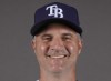 FILE - This is a 2022 photo of bench coach Matt Quatraro of the Tampa Bay Rays baseball team. On Sunday, Oct. 30, 2022, the Kansas City Royals hired Quatraro as manager, turning over the young core of a rebuilding franchise to a forward-thinking manager with experience winning in a small market. (AP Photo/Wilfredo Lee, File)