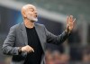 AC Milan's manager Stefano Pioli gives instructions to his players during the Champions League, Group E soccer match between AC Milan and FC Salzburg, at the San Siro stadium in Milan, Italy, Wednesday, Nov. 2, 2022. (AP Photo/Luca Bruno)