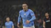 Manchester City's Jack Grealish runs during the group G Champions League soccer match between Manchester City and Sevilla at the Etihad stadium in Manchester, England, Wednesday, Nov. 2, 2022. (AP Photo/Rui Vieira)