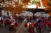 Fans arrive for Game 4 of baseball's World Series between the Houston Astros and the Philadelphia Phillies on Wednesday, Nov. 2, 2022, in Philadelphia. (AP Photo/Chris Szagola)