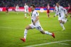 Gladbach's Jonas Hofmann celebrates after scoring to 1-0 during the Bundesliga soccer match between Borussia Monchengladbach and VfB Stuttgart, at the Borussia Park in Monchengladbach, Germany, Friday Nov. 4, 2022. (David Inderlied/dpa via AP)