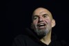 Pennsylvania Lt. Gov. John Fetterman, the Democratic candidate for U.S. Senate, speaks during a campaign event in Newtown, Pa., Sunday, Nov. 6, 2022. (AP Photo/Matt Rourke)