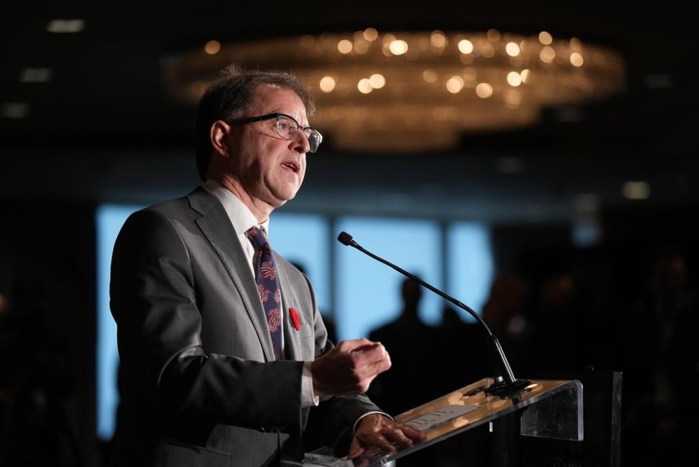 B.C. Health Minister Adrian Dix responds to questions during a news conference with his provincial counterparts after the first of two days of meetings, in Vancouver, on Monday, November 7, 2022. THE CANADIAN PRESS/Darryl Dyck