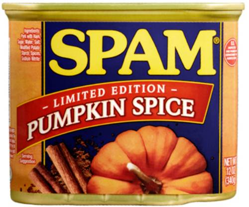 Hormel Foods released a pumpkin-spice version of Spam in 2019.