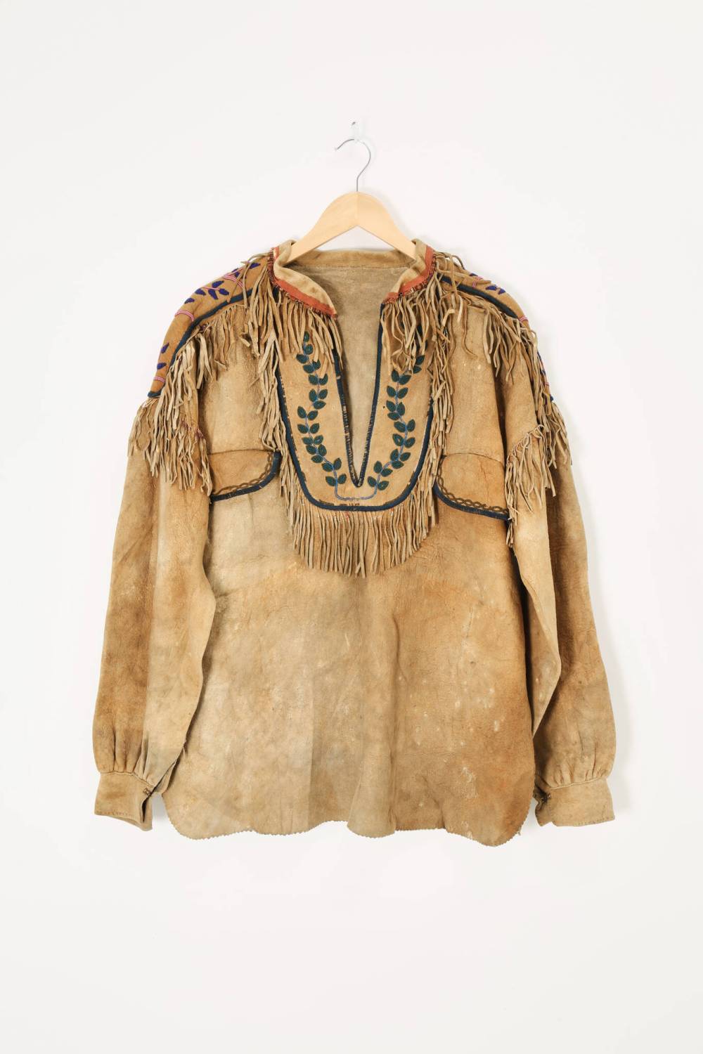 SUPPLIED
“That style of embroidery was taught to girls who attended school in Red River before Confederation,” said Maureen Matthews, the Manitoba Museum’s curator of cultural anthropology. She believes the jacket belonged to a man and the stitching is not proof of who made it.