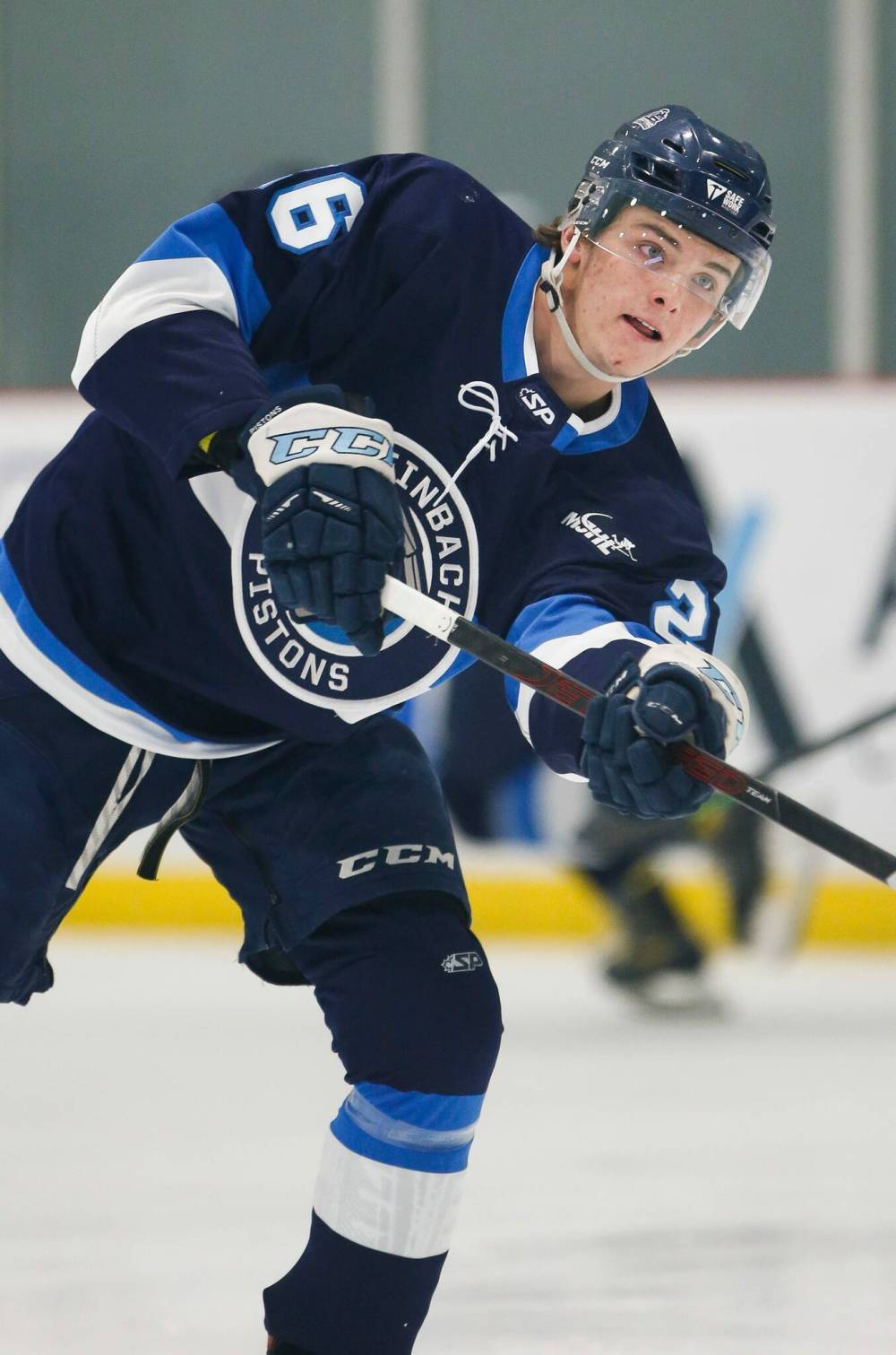 JOHN WOODS / WINNIPEG FREE PRESS
                                Steinbach Pistons left-winger Ty Paisley.