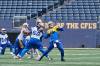 MIKE DEAL / WINNIPEG FREE PRESS
                                Blue Bombers quarterback Dru Brown practises Wednesday in preparation for Saturday’s tilt against the B.C. Lions.