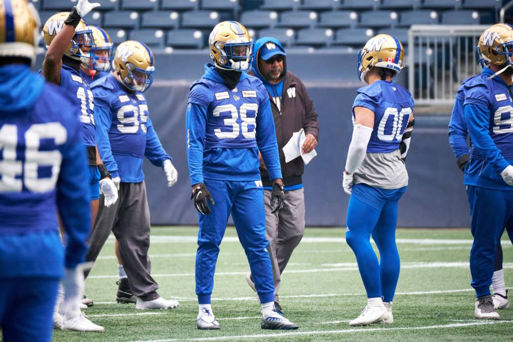 MIKE DEAL / WINNIPEG FREE PRESS
After starting 15 games for the Blue Bombers this season, Donald Rutledge, Jr. has been assigned to the practice roster.