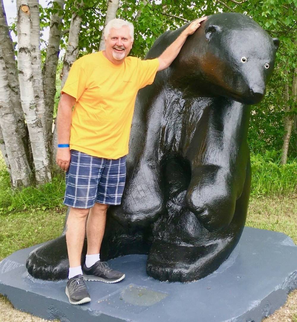 Margaret Mackintosh
Gord Mackintosh enjoyed spending time with the bears in Carrick.