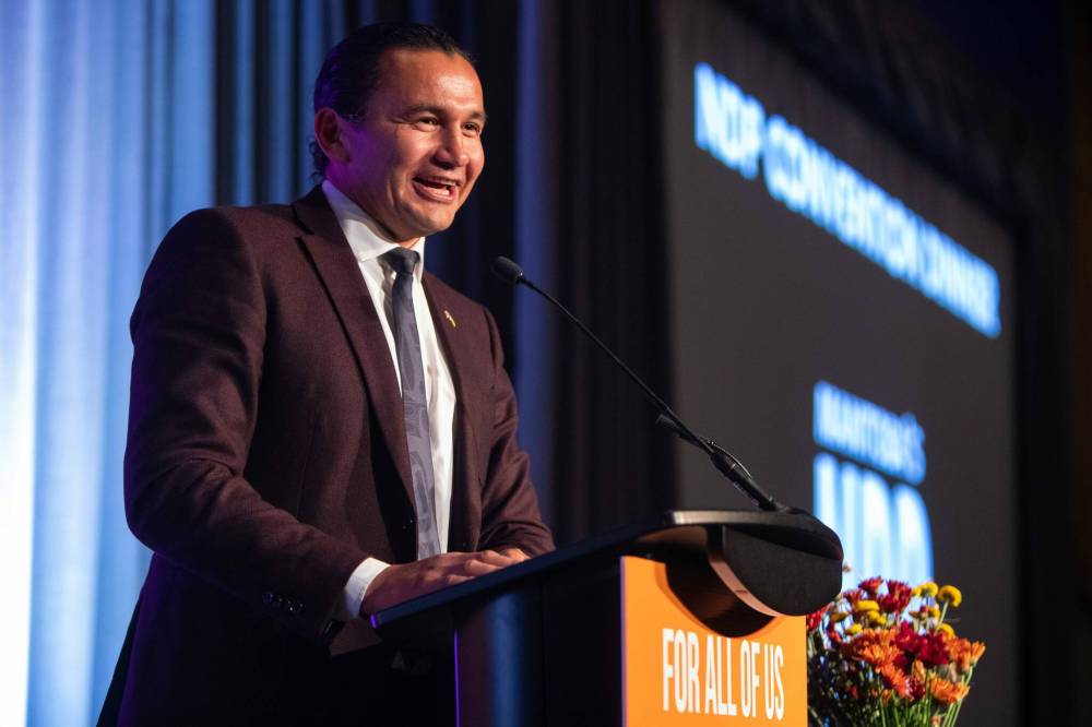 The NDP needs to effectively use social media to reach people, said Manitoba NDP leader Wab Kinew. (Daniel Crump / Winnipeg Free Press)