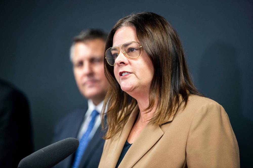 The Freedom of Information and Protection of Privacy Act officer redacted a response and email address suspected to be from Premier Heather Stefanson based on a section of the Act that allows the government to exclude information protected by cabinet confidentiality. (Mikaela MacKenzie / Winnipeg Free Press)