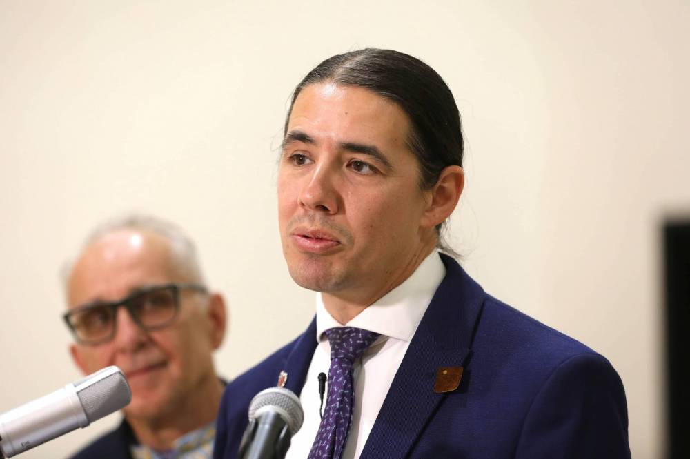Robert-Falcon Ouellette would require a mandatory registry of financial interests for city councillors and the mayor, modernize conflict of interest rules, limit campaign contributions and require the city to release an annual list of contracts awarded to campaign donors. (Ruth Bonneville / Winnipeg Free Press)