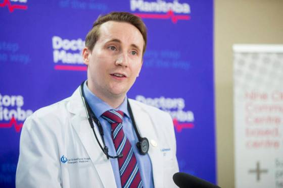 Dr. Kristjan Thompson, a Winnipeg emergency department physician. (Winnipeg Free Press files)