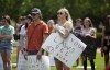 FILE - Community members gather to protest the U.S. Supreme Court's overturning of Roe v. Wade and Kentucky's trigger law to ban abortion, at Circus Square Park in Bowling Green, Ky., on Saturday, June 25, 2022. (Grace Ramey/Daily News via AP, File)