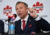Canada Soccer president Nick Bontis speaks during a news conference, in Vancouver, on Sunday, June 5, 2022. Canada Soccer president Nick Bontis predicts the ongoing labour talks with the Canadian men's and women's teams will produce 