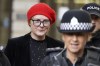 Miranda Knight, the wife of Nicholas Rossi, leaves Edinburgh Sheriff And Justice Of The Peace Court in Edinburgh, Friday, Nov. 11, 2022, after sheriff Norman McFadyen confirmed the identity of the man who has been fighting extradition to the US. Rossi fled the country in 2017 to evade charges involving identity theft and fraud, and a 2008 sexual assault charge in Utah. Rossi goes by at least ten other aliases, and has spent the last 11 months trying to con the Scottish courts into believing he is Arthur Knight, an orphan from Ireland, who has never been to the US. (Andrew Milligan/PA via AP)