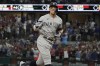 FILE - New York Yankees' Aaron Judge gestures as he runs the bases after hitting a solo home run, his 62nd of the season, during the first inning in the second baseball game of a doubleheader against the Texas Rangers in Arlington, Texas, Tuesday, Oct. 4, 2022. With the home run, Judge set the AL record for home runs in a season, passing Roger Maris. Judge won the American League MVP Award on Thursday, Nov. 17, 2022, in voting by a Baseball Writers' Association of America panel. (AP Photo/LM Otero, File)