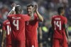 Canada players celebrate after a winning goal during a friendly soccer match against Japan in Dubai, Thursday, Nov. 17, 2022.&nbsp;Fans across the country are gearing up for the World Cup kickoff in Qatar and marking the momentous occasion for Canadian soccer by finding time to tune in and communities of fellow fans to watch with. THE CANADIAN PRESS/AP-Christopher Pike