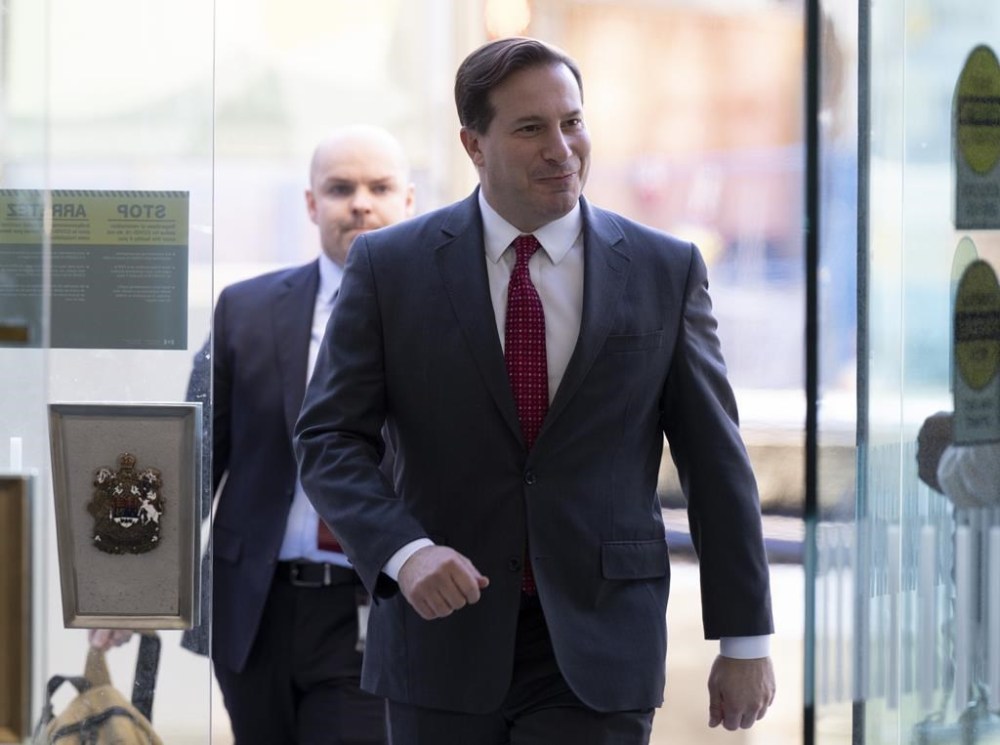 Public Safety Minister Marco Mendicino arrives at the Public Order Emergency Commission, Tuesday, November 22, 2022 in Ottawa. THE CANADIAN PRESS/Adrian Wyld