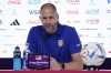 Head coach Gregg Berhalter of the United States attends a press conference on the eve of the group B World Cup soccer match between England and the United States, in Doha, Qatar, Thursday, Nov. 24, 2022. (AP Photo/Ashley Landis)
