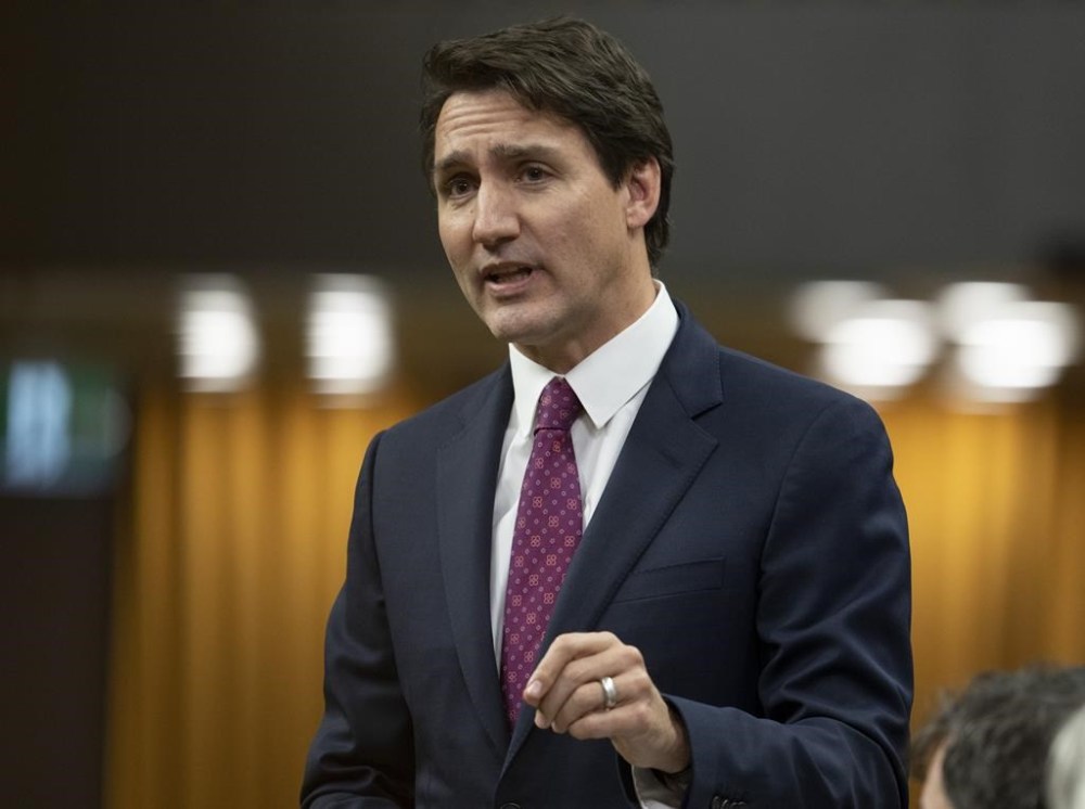 Prime Minister Justin Trudeau rises during Question Period, in Ottawa, Thursday, Nov. 24, 2022. Prime Minister Justin Trudeau is set to appear today at the public inquiry probing the federal government’s decision to invoke emergency powers in response to last winter's weeks-long
